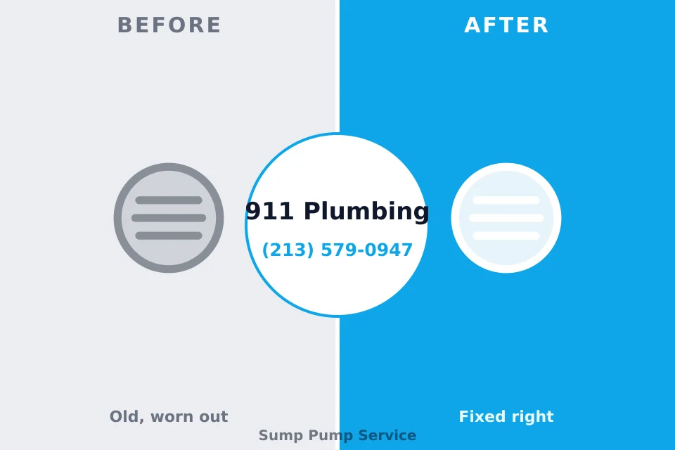 Before and after: plumbing repair Denver, IA